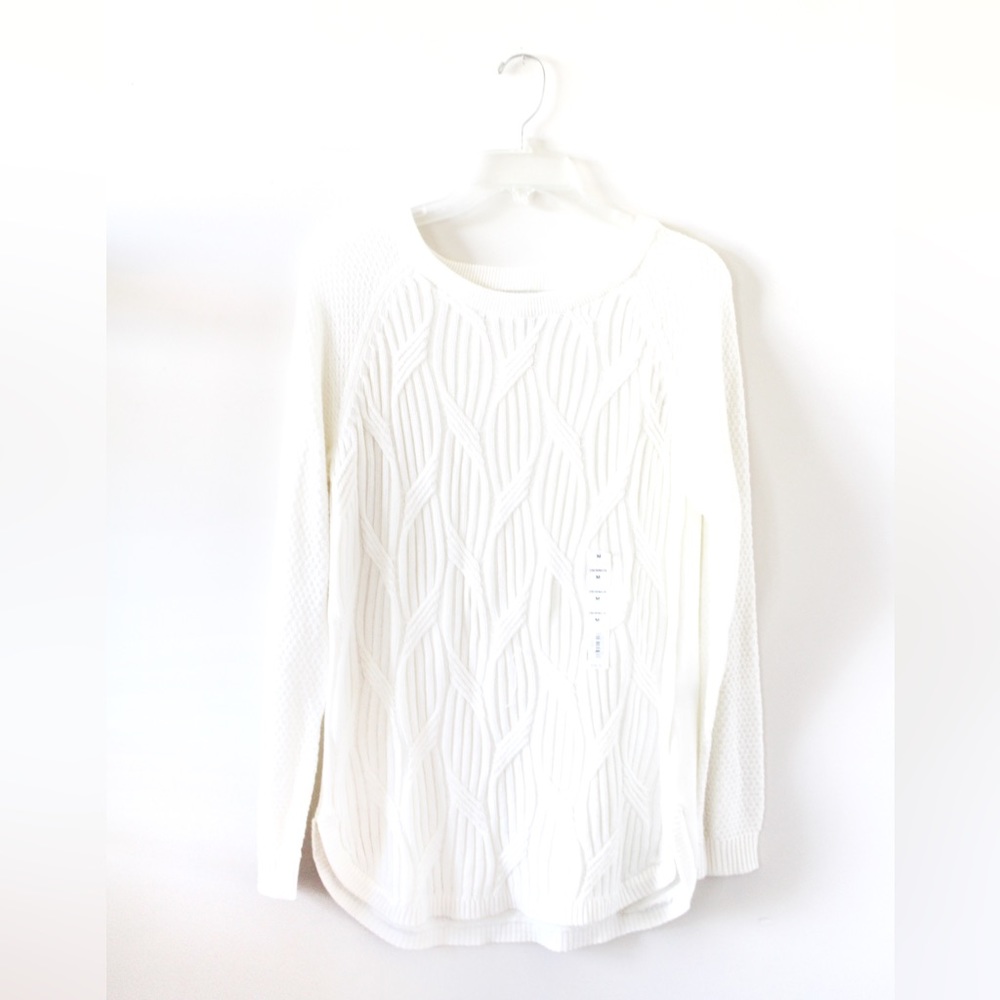 Sonoma Women’s Crew Neck Crème Sweater